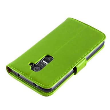 LG G2 lommebokdeksel etui (grønn)