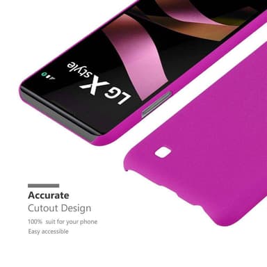 LG X POWER Hardt Deksel Cover (rosa)