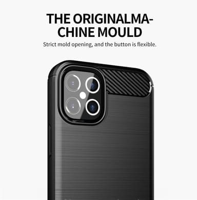 Deksel iPhone 12 PRO MAX ultra slim (svart)