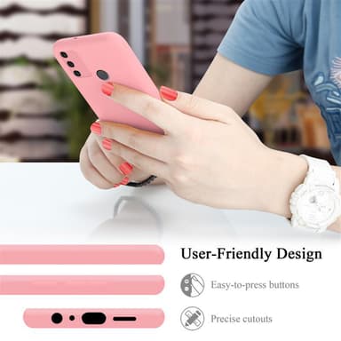 Honor 9A silikondeksel case (rosa)