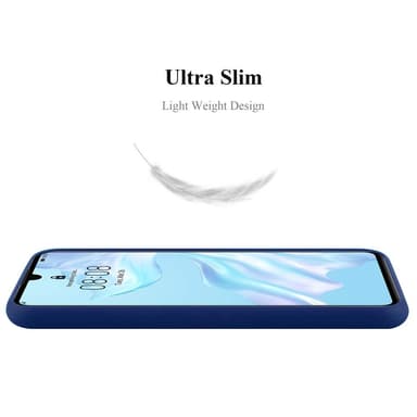 Deksel Huawei P30 Silikon cover (blå)