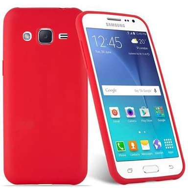 Deksel Samsung Galaxy J2 2015 Silikon cover (rød)