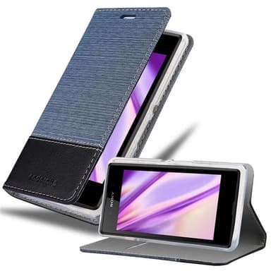 Sony Xperia E3 lommebokdeksel etui (blå)
