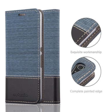 Sony Xperia E3 lommebokdeksel etui (blå)