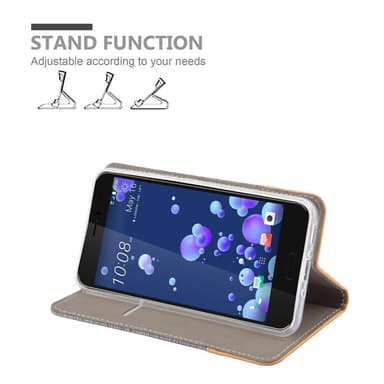 HTC OCEAN / U11 lommebokdeksel etui (grå)