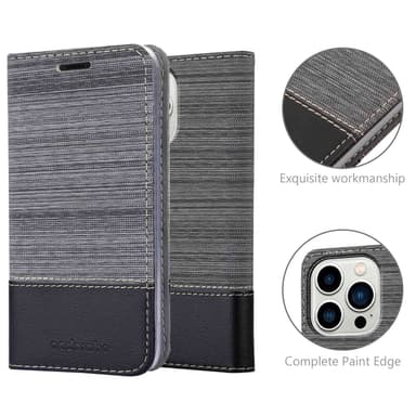iPhone 14 PRO lommebokdeksel etui (grå)