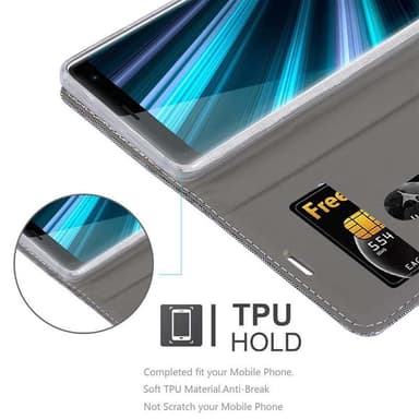 Sony Xperia XZ3 lommebokdeksel etui (grå)