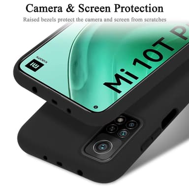 Xiaomi Mi 10T / Mi 10T PRO silikondeksel case (svart)
