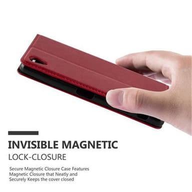 Sony Xperia X lommebokdeksel case (rød)