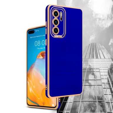 Huawei P40 silikondeksel cover (blå)