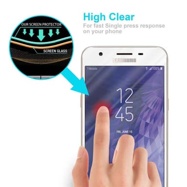Samsung Galaxy J3 2018 Skjermbeskytter Skärmskydd