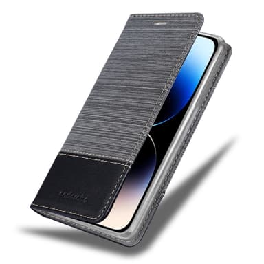 iPhone 14 PRO lommebokdeksel etui (grå)