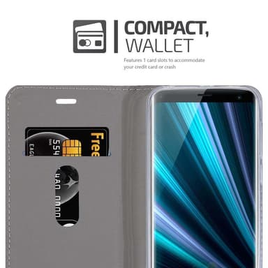 Sony Xperia XZ3 lommebokdeksel etui (grå)
