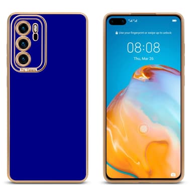Huawei P40 silikondeksel cover (blå)