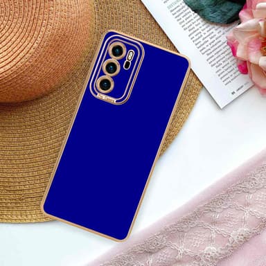 Huawei P40 silikondeksel cover (blå)