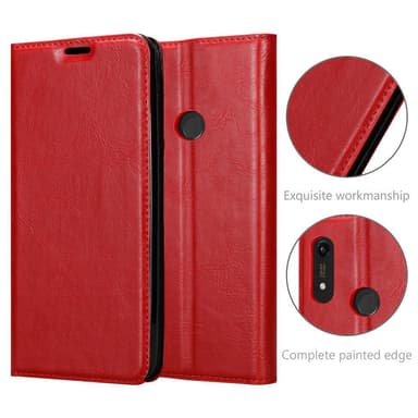 Honor 8A PRIME lommebokdeksel case (rød)