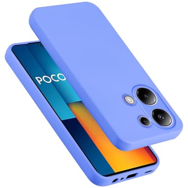Xiaomi Poco M6 Pro silikondeksel case (Lilla)