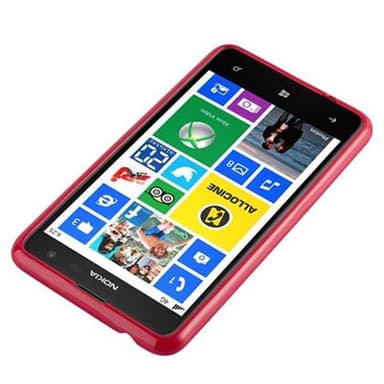Nokia Lumia 625 Deksel Case Cover (rød)