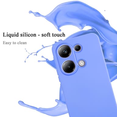 Xiaomi Poco M6 Pro silikondeksel case (Lilla)