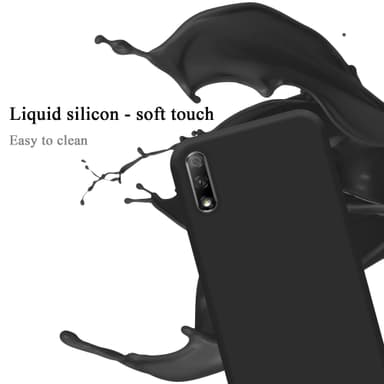Huawei Y9S silikondeksel case (svart)