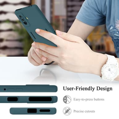 Xiaomi Poco F4 GT silikondeksel case (Grønn)