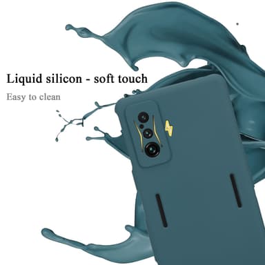Xiaomi Poco F4 GT silikondeksel case (Grønn)