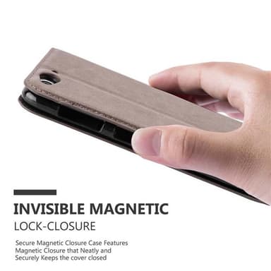 ZTE Blade S6 lommebokdeksel case (brun)