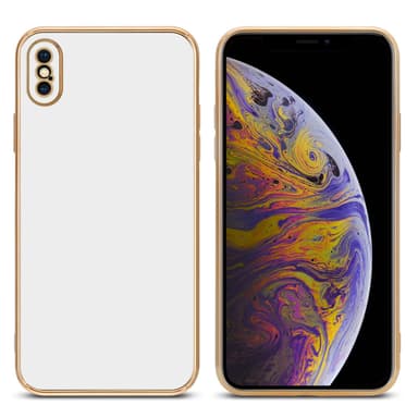 iPhone XS MAX silikondeksel case (hvit)