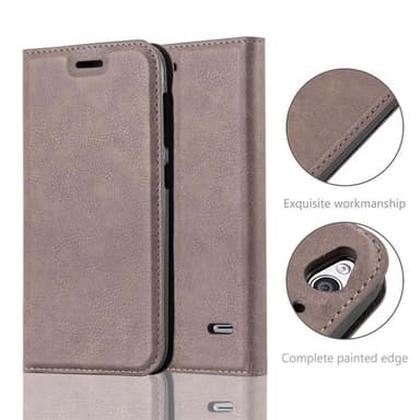 ZTE Blade S6 lommebokdeksel case (brun)