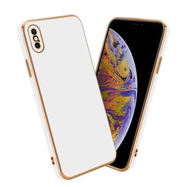 iPhone XS MAX silikondeksel case (hvit)