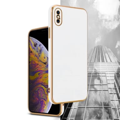 iPhone XS MAX silikondeksel case (hvit)