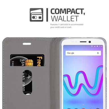 WIKO JERRY 3 lommebokdeksel etui (grå)