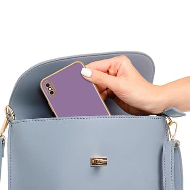 iPhone X / XS silikondeksel case (lilla)