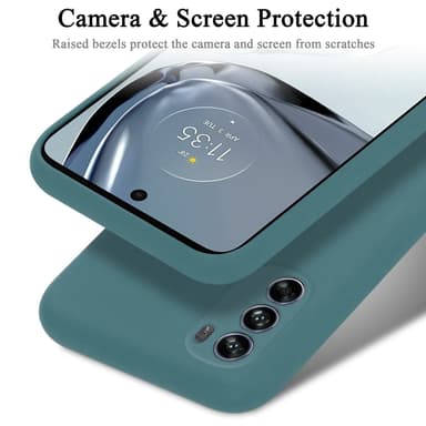 Motorola MOTO G62 5G silikondeksel case (grønn)