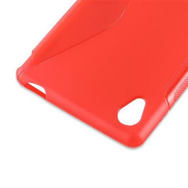Sony Xperia M4 AQUA silikondeksel case (rød)