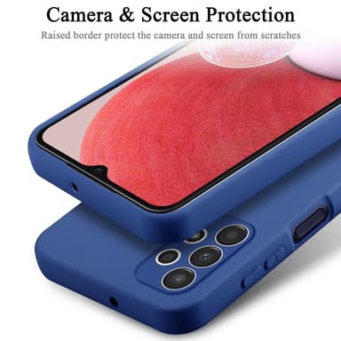 Samsung Galaxy A13 4G silikondeksel case (Blå)