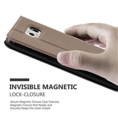 Samsung Galaxy S6 lommebokdeksel cover (brun)
