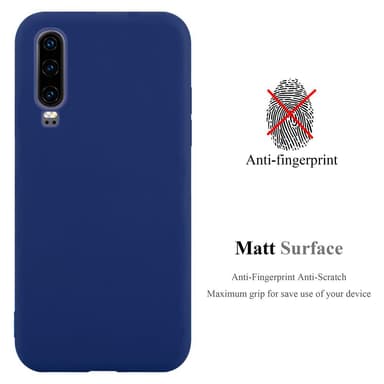 Deksel Huawei P30 Silikon cover (blå)