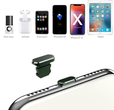 Beskyttelsesdeksel for iPhone Støvtett plugg