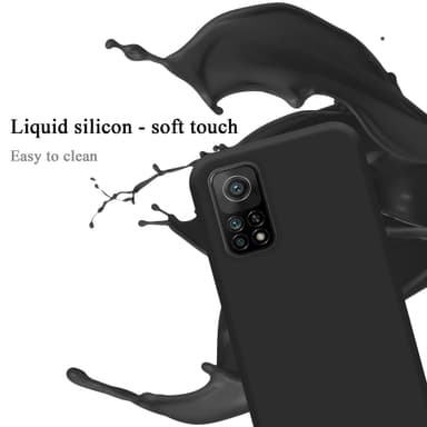 Xiaomi Mi 10T / Mi 10T PRO silikondeksel case (svart)
