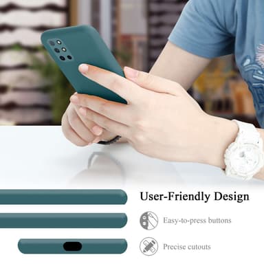 OnePlus 8T silikondeksel case (Grønn)