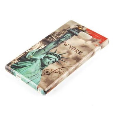 Sony Xperia M2 / M2 AQUA Hardt Deksel Case (brun)