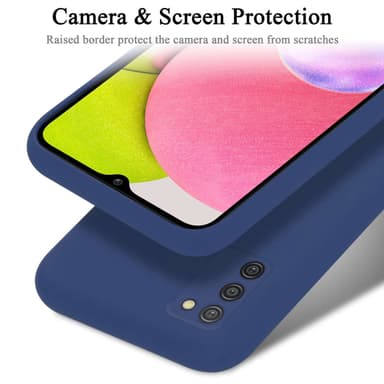 Samsung Galaxy A03s silikondeksel case (Blå)