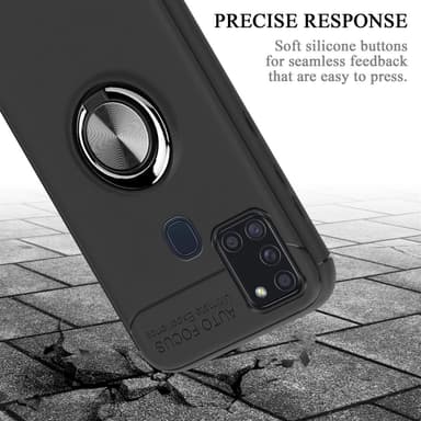Samsung Galaxy A21s silikondeksel cover (svart)