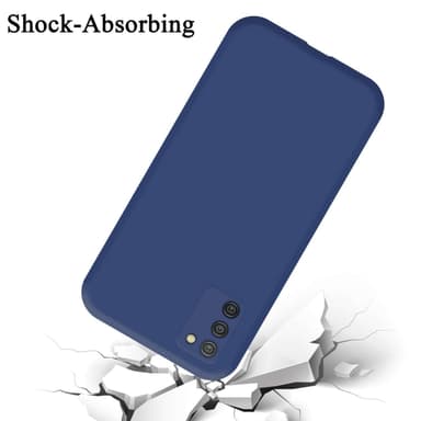 Samsung Galaxy A03s silikondeksel case (Blå)
