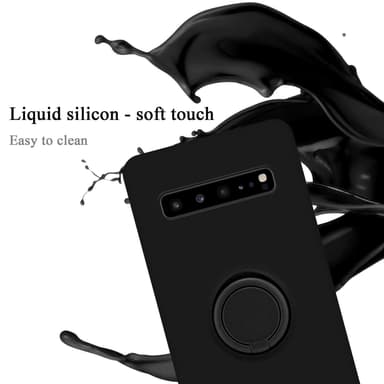 Deksel Samsung Galaxy S10 5G Ring Case (svart)