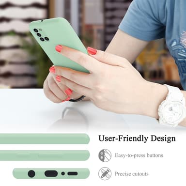 Samsung Galaxy A31 silikondeksel case (grønn)