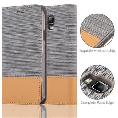 Samsung Galaxy S4 ACTIVE lommebokdeksel etui (grå)