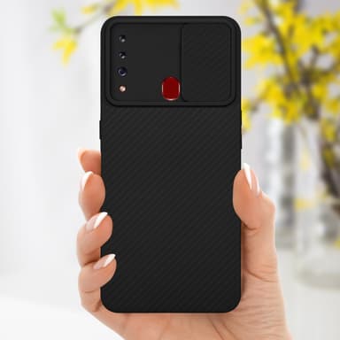 Deksel Samsung Galaxy A20s cover (svart)