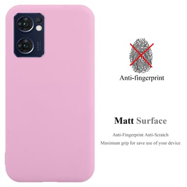 Deksel Oppo FIND X5 LITE / Reno7 5G Silikon cover